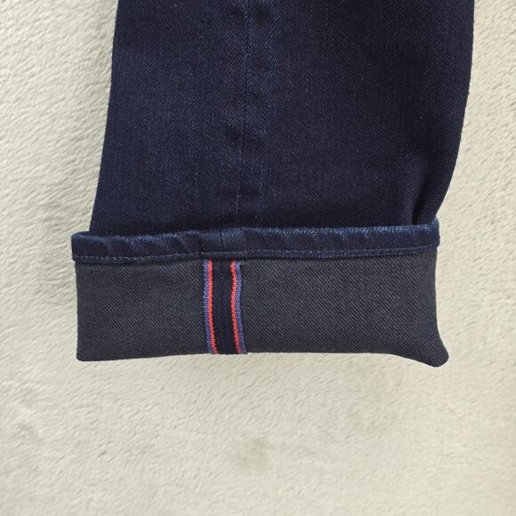 Hiroshi Kato Jeans 34x29 Blue The Pen Slim Selvedge Japanese Raw Denim 10.5 oz - Picture 5 of 16